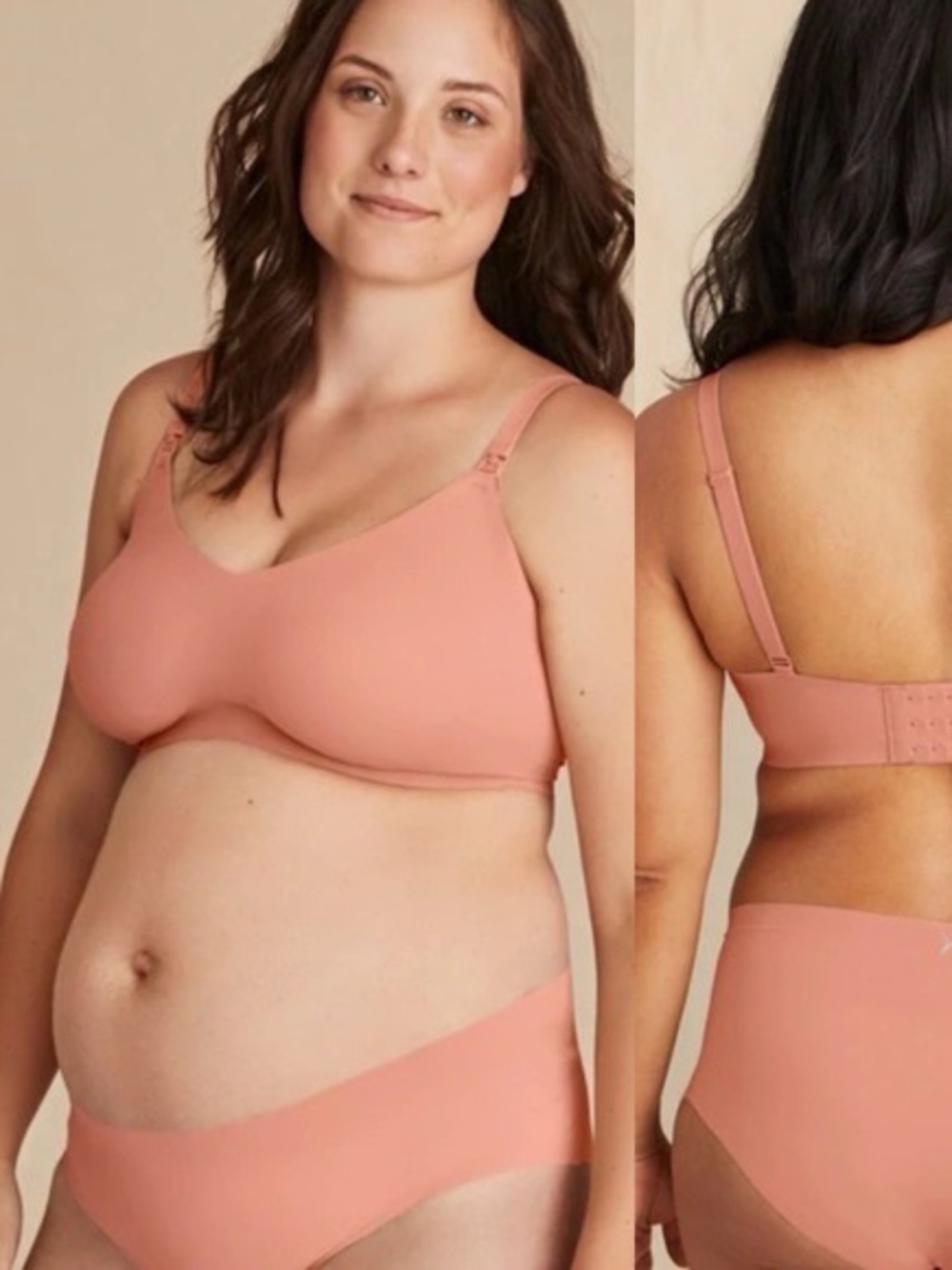 Knix Leakproof Nursing Bra - Pink Ginger